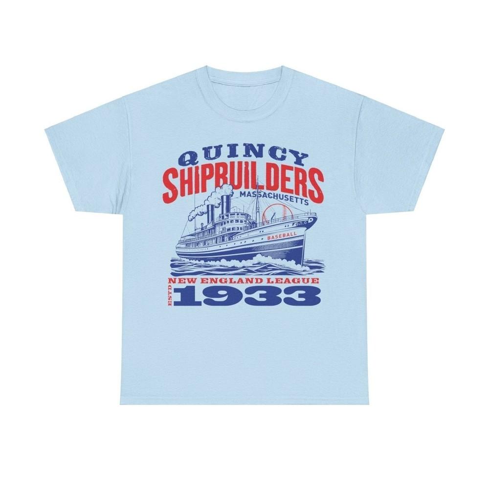 

Quincy Shipbuilders Est 1933 Massachusetts Baseball T-shirt 4XL