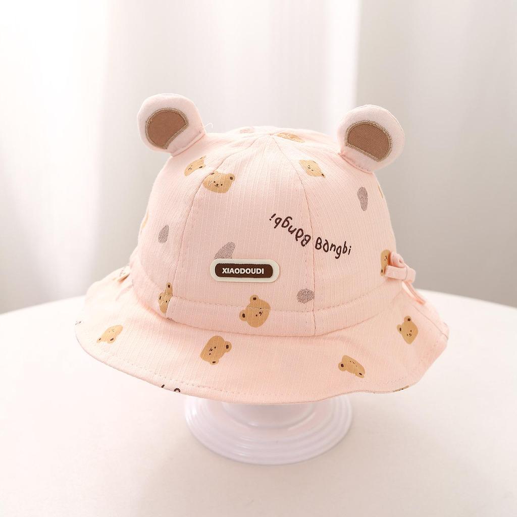 Adjustable Sun Protection Baby Bucket Hat for Boys & Girls