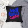 Hot T-TV Girl-MT Who Really Cares Pillow Case Printing Pillowcase Living Room Sofa Cushion Cover Bedroom Room Decor