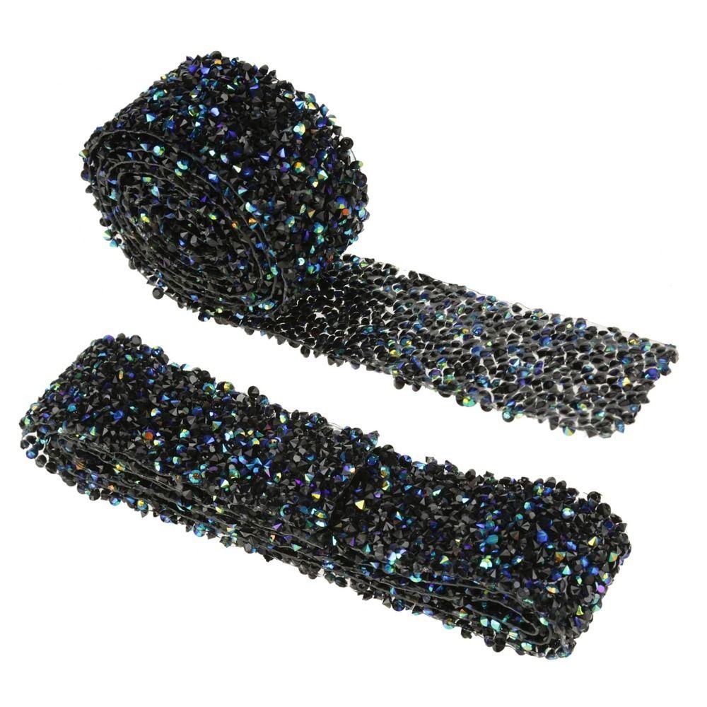 1pcs Beaded Trim Diamond Mesh Wrap Roll Multi-Function Crystal Rhinestone Ribbon Arts Crafts