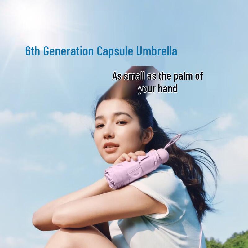 Beneunder Portable 5-Fold Blackout Capsule Umbrella