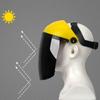 PC Plastic Portable Transparent Protective Welder Face Cover Welding Helmet Auto Darkening Anti Splash Safety Shield Visor