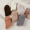Coral Fleece Socks Fleece-lined Warm Sleep Socks Floor Socks Autumn and Winter Women's Mid-calf Socks Non-shedding