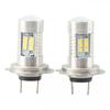 2 Pieces H7 LED Bulbs Kit Waterproof White Brand New