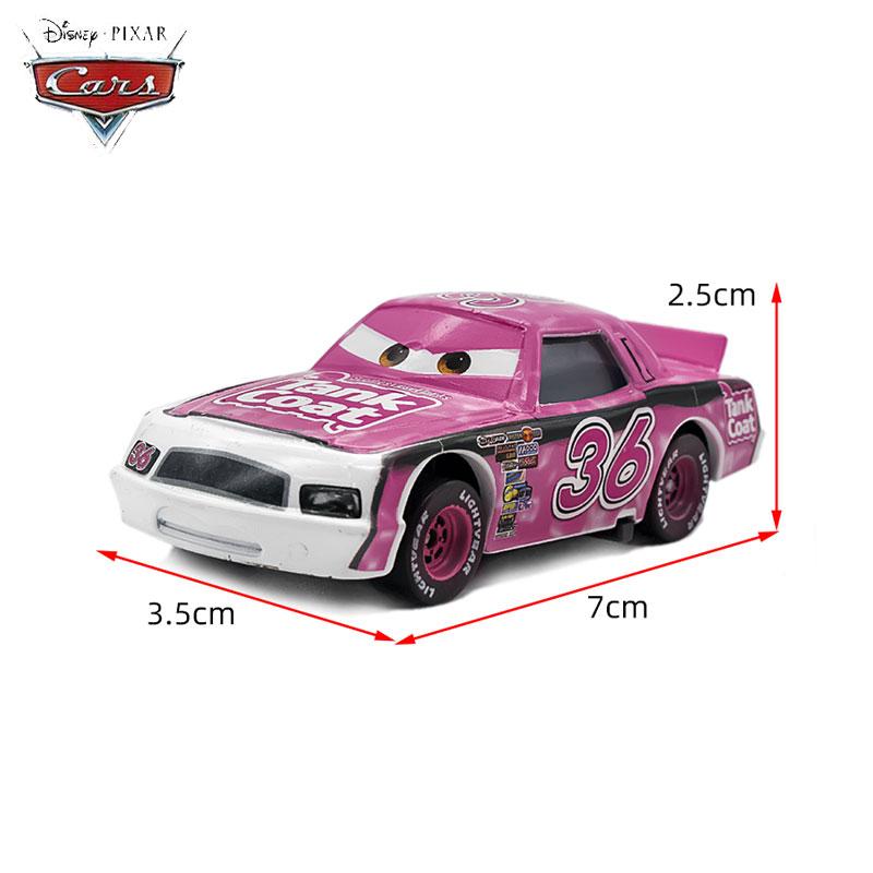 Pixar Cars Nr. 86 Nr. 74 Nr. 58 Nr. 61 Nr. 35 Nr. 90 Nr. 74 Metall-Druckguss-Modellauto Auswurf-Rennserie Set Kinderspielzeug