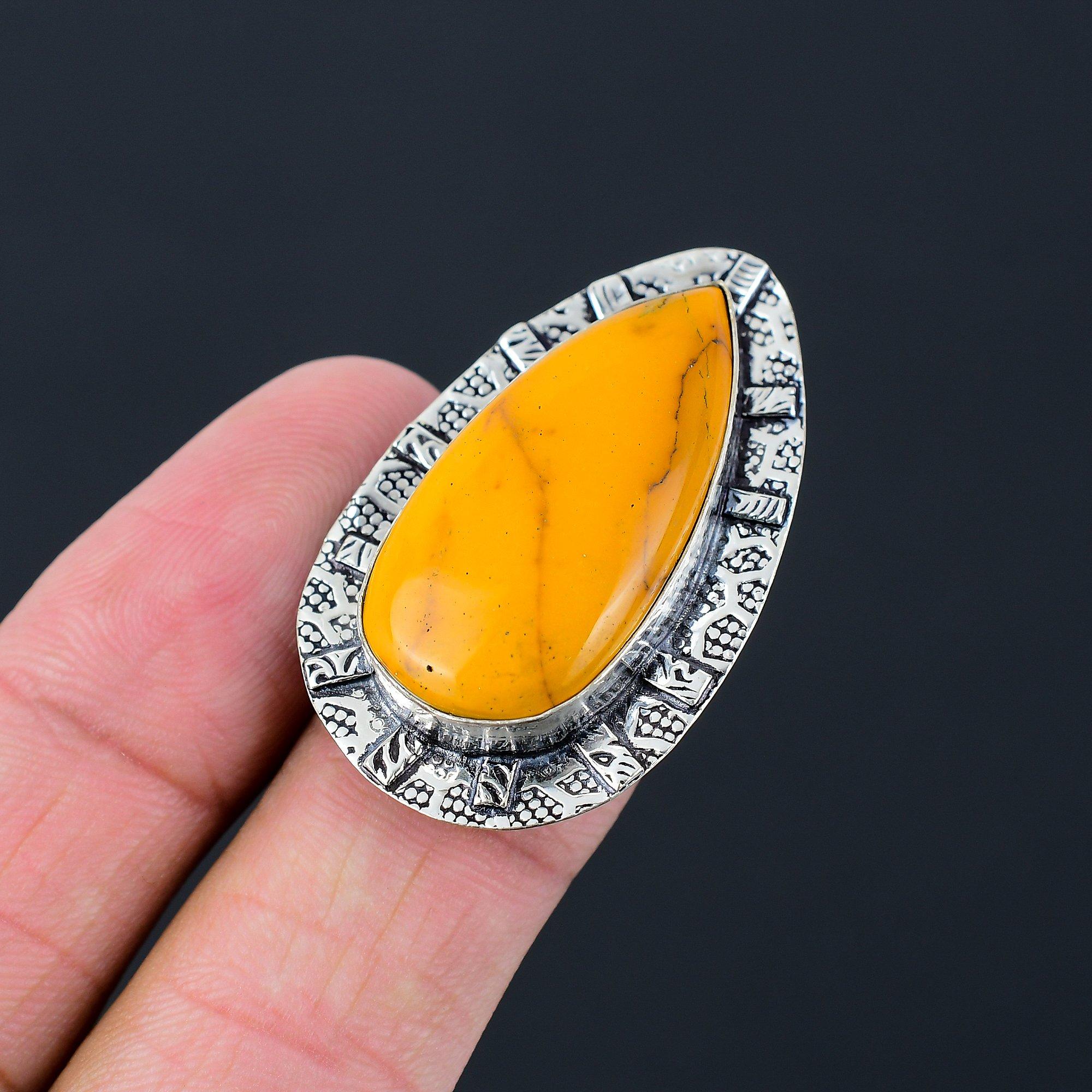 Mothers day Sale 925 Sterling Silver Mookaite Gemstone Stackable New Ring US 6.5 6.5