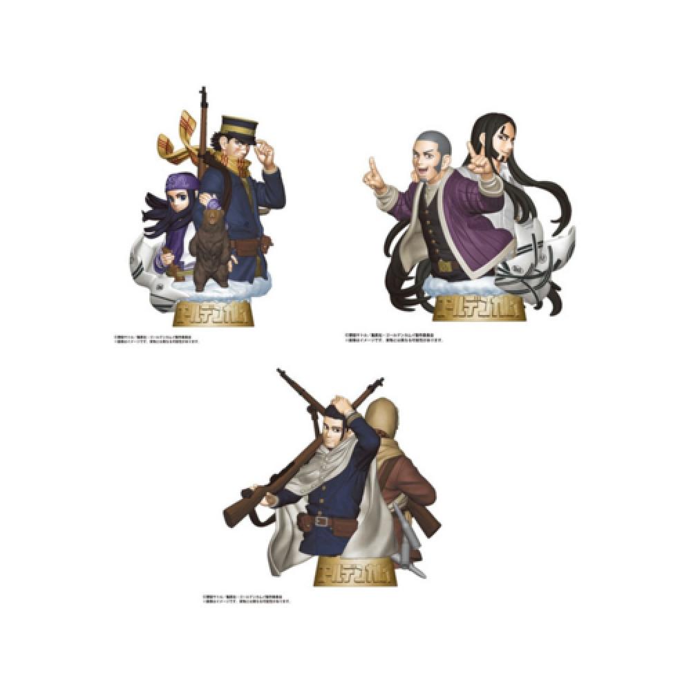 

Серия Megahouse Puchirama Golden Kamuy Золотой жетон Все 3 типа 1 шт. Случайный