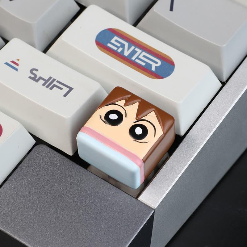 

Персонализированный Кавайный Аниме Колпачок для Механической Клавиатуры Мультяшный Милый Трехмерный Колпачок Аксессуары для Клавиатур Подарки