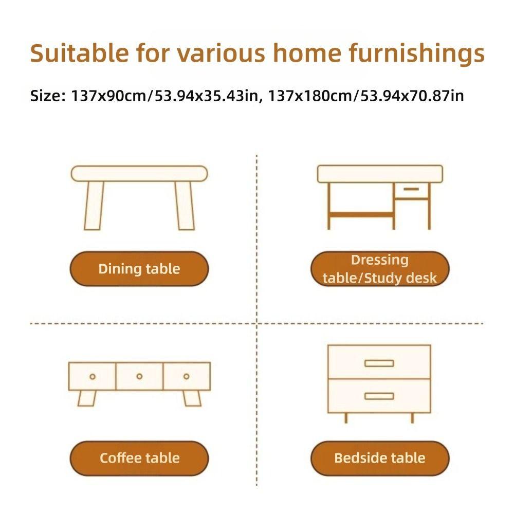 PEVA Table Cover Waterproof Oilproof Grid Tablecloth New Dining Table Colth  Home Kitchen