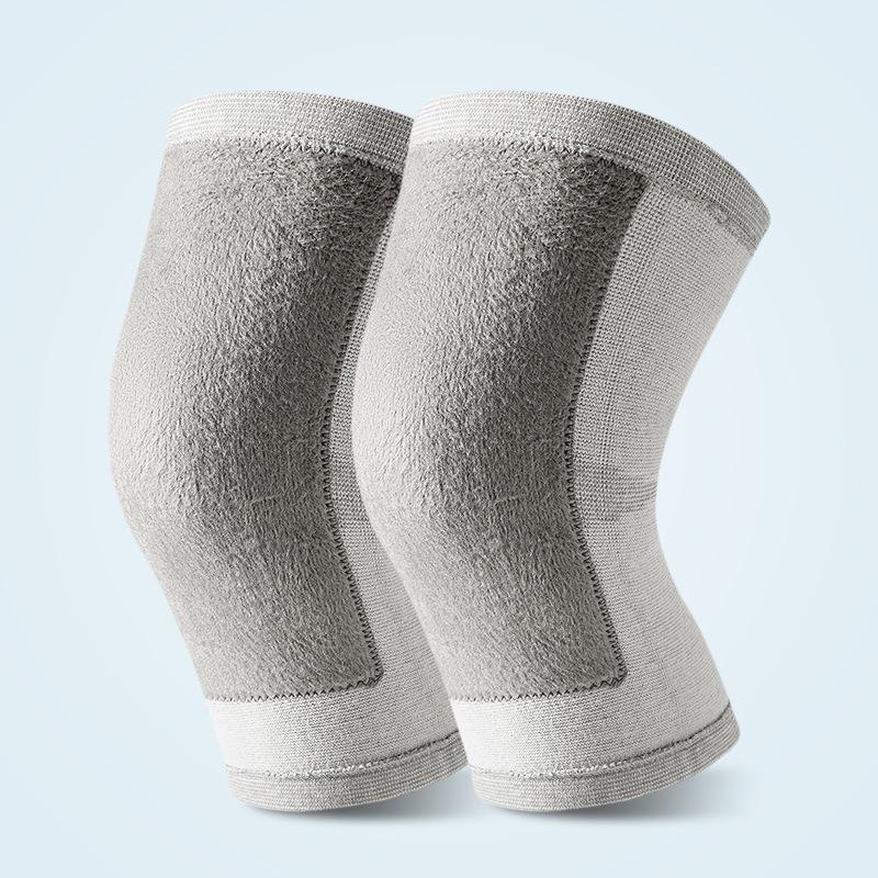 

1 пара наколенников для пожилых людей, термоэластичные бесшовные вязаные наколенники, защита от холода, зимняя поддержка суставов ног XXL
