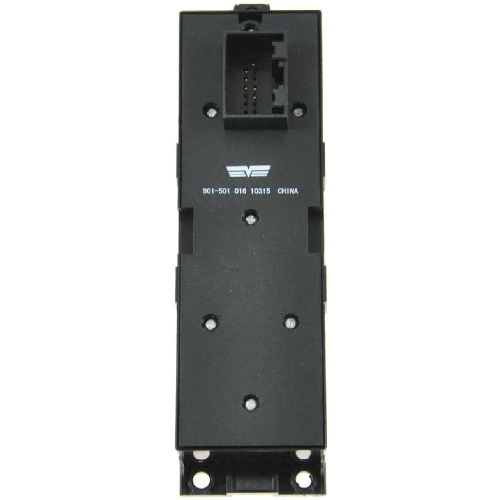 TRQ Front Left Power Window Switch Drivers Side Compatible with 1999-2006 Volkswagen Golf