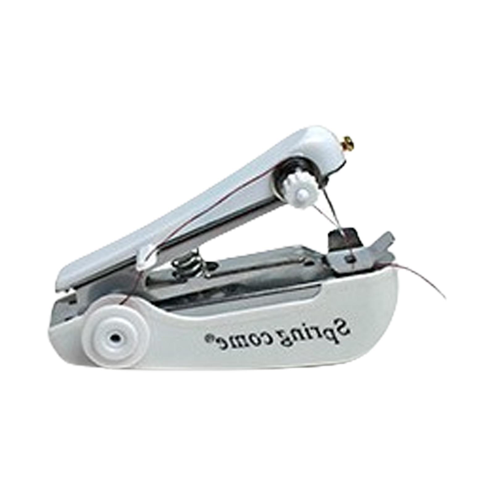 

Портативные швейные машины Ручная швейная машина Ручная швейная машина Маленькая швейная машина для одежды и подгибки белый