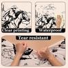 Western Party Decorations Cowboy Tablecloths Disposable Wild West Cowboy Birthday Table Cover for Kids Rodeo Bachelorette Baby Shower Party Supplies