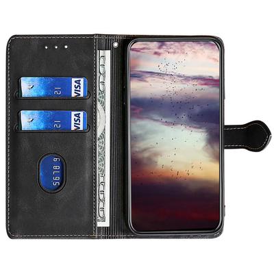 For TCL 505 Case PU Leather Phone Cover Anti-Fall Shell with Stand Function