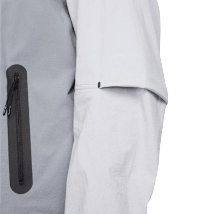 Nike Tech Series Hooded Casual Sports Jacket Men Jacket Cool-Grey Wolf-Grey HV6514-065