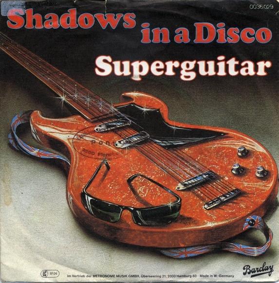 

7-дюймовая пластинка SUPERGUITAR Shadows In A Disco 0036029 Barclay 1978 UK SoulFunk Б/у