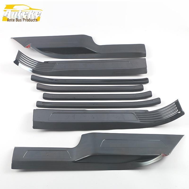 Teramont Stainless Steel Door Sill Trim Sticker: Anti-Scratch Welcome Pedal Scuff Protector Accessory for 2021 Teramont.