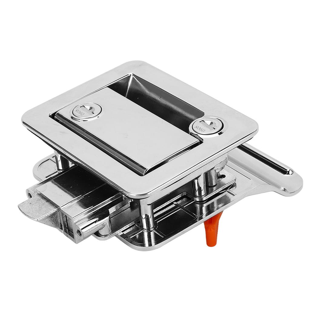 Plated Metal RV Door Lock with 4 Keys Advanced Locking Technology Secure Lock Travel Trailer Truck