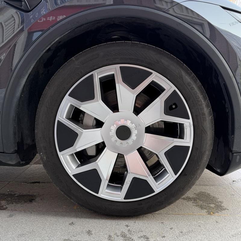 For Tesla Model YL Launch 2026 + 4PCS Hub Cap Car Replacement Wheel Cap 19 Inch Performance Automobile Hubcap Cover Accessories