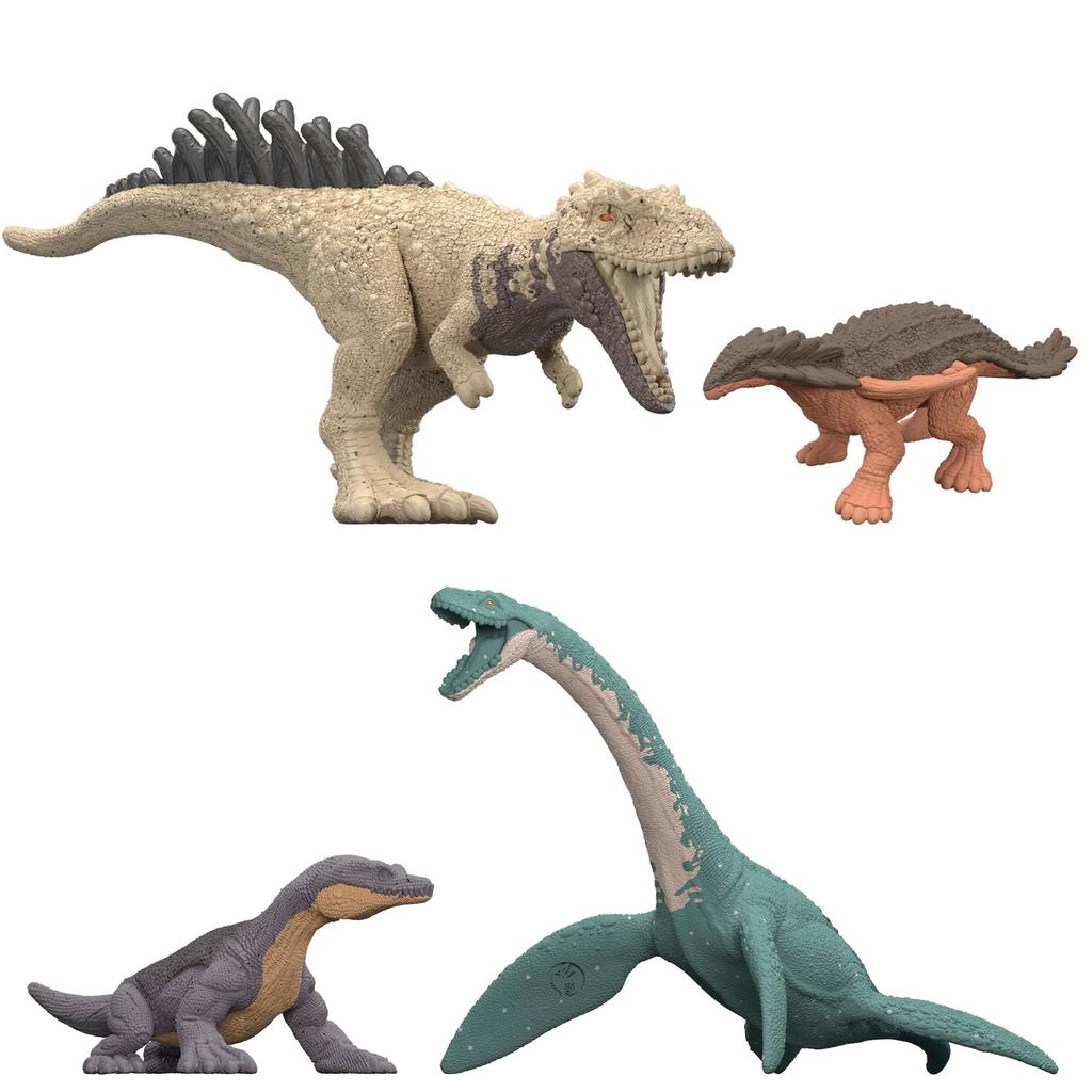 Mattel JURASSIC WORLD Mini Figure Box Assortment 2023 3rd Edition Years Old and [Blind Pack] [Dinosaur Toy] [3 Up] 986F-GWP38
