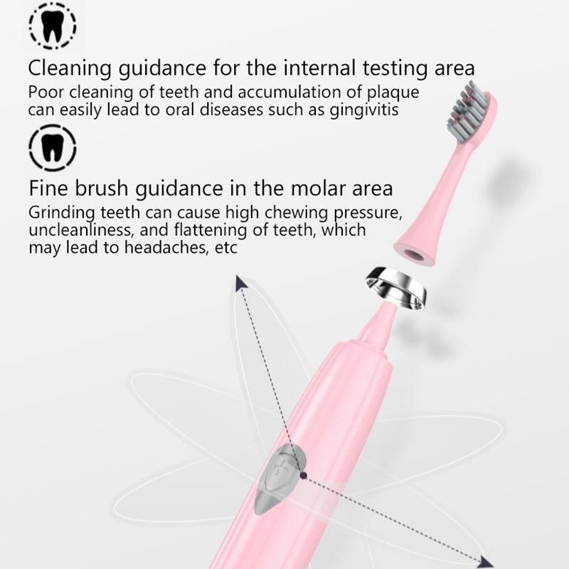 Sonic Electric Toothbrush High Frequency Cleaning Toothbrush Waterproof Usb Charging Battery Endurance Electric Toothbrush