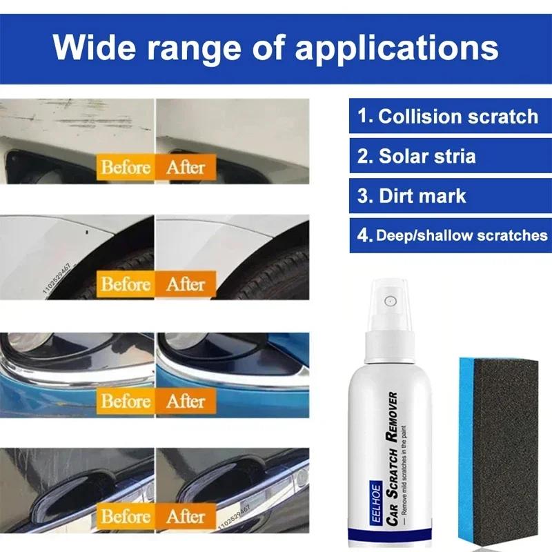 Car Scratch Removal Spray Wax Paint Repair Scratch Renovation Agent Vehicle Scratch Cleaning Tools Mark Remover 50/100ml