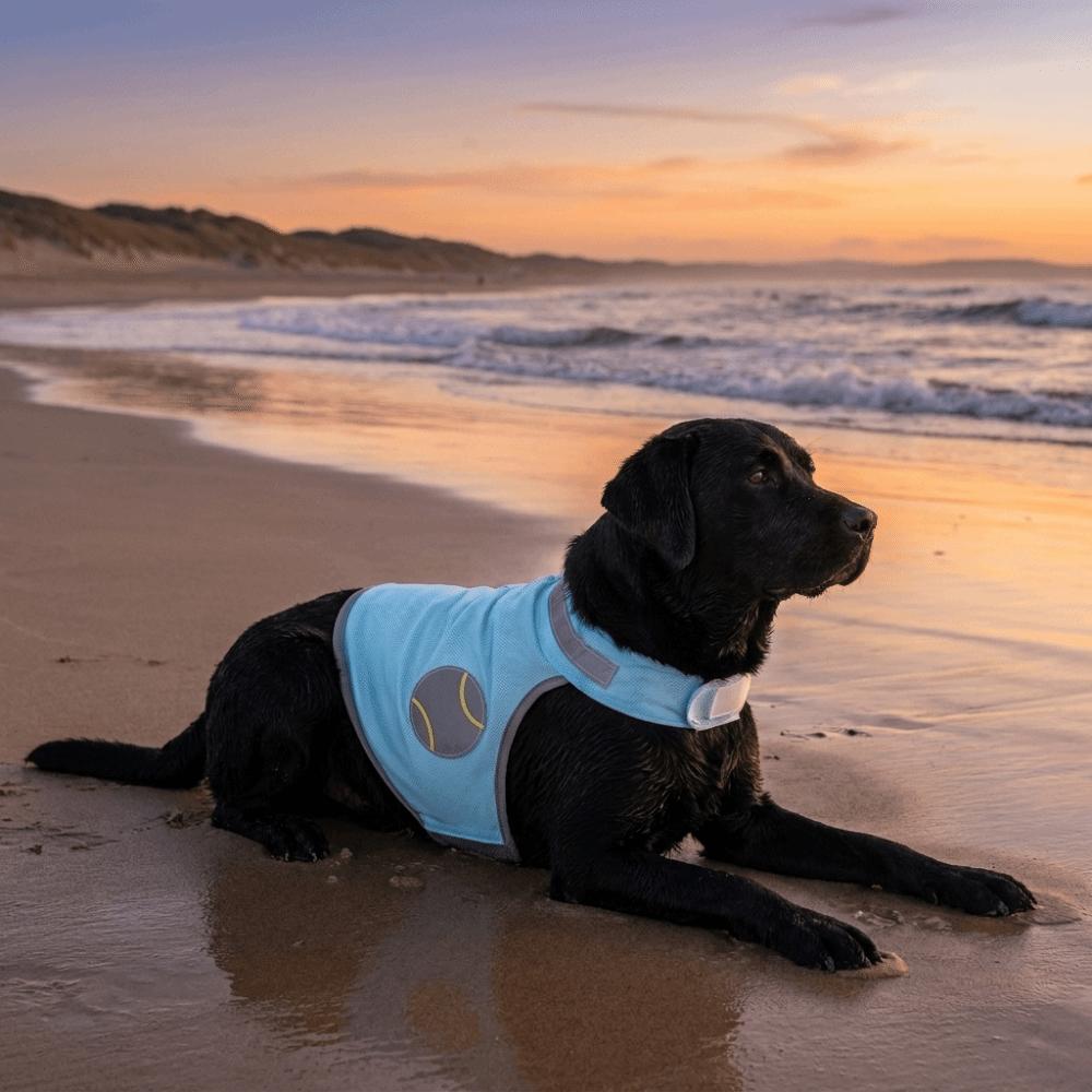 Breathable Mesh Pet Cooling Shirt Quick Dry Summer Dog T-shirt Dog Cooling Vest Night Walking