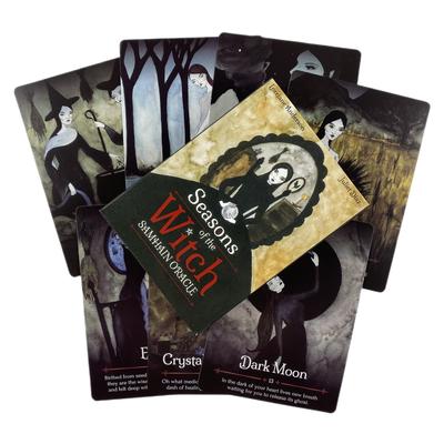 Jahreszeiten der Hexe Samhain Orakelkarten Divinations Deck Englische Vision Edition Tarot Brett Spiel für Party