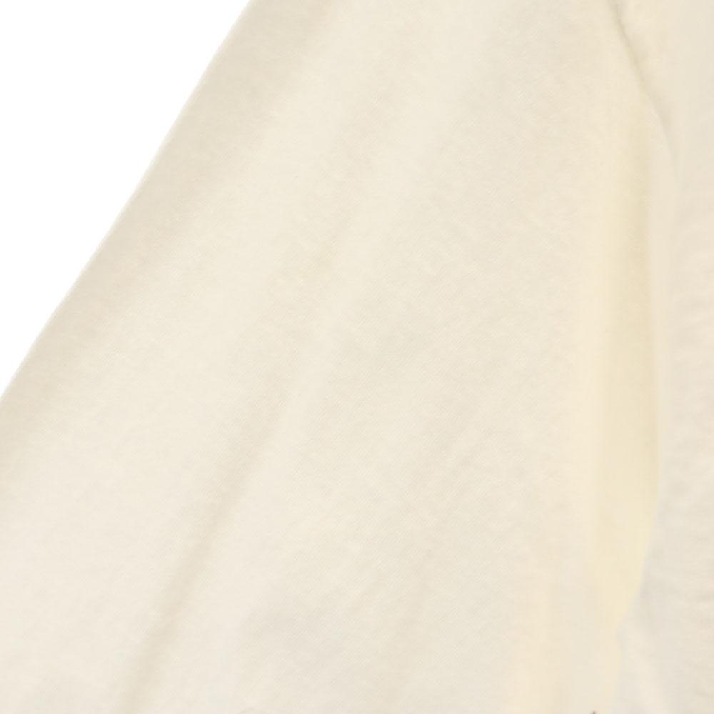 NJ CROCE 90s Old USA made Long sleeve Popeye Cut L white Ron T Men's Used