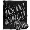 Harry Potter Mischief Managed Text Blanket