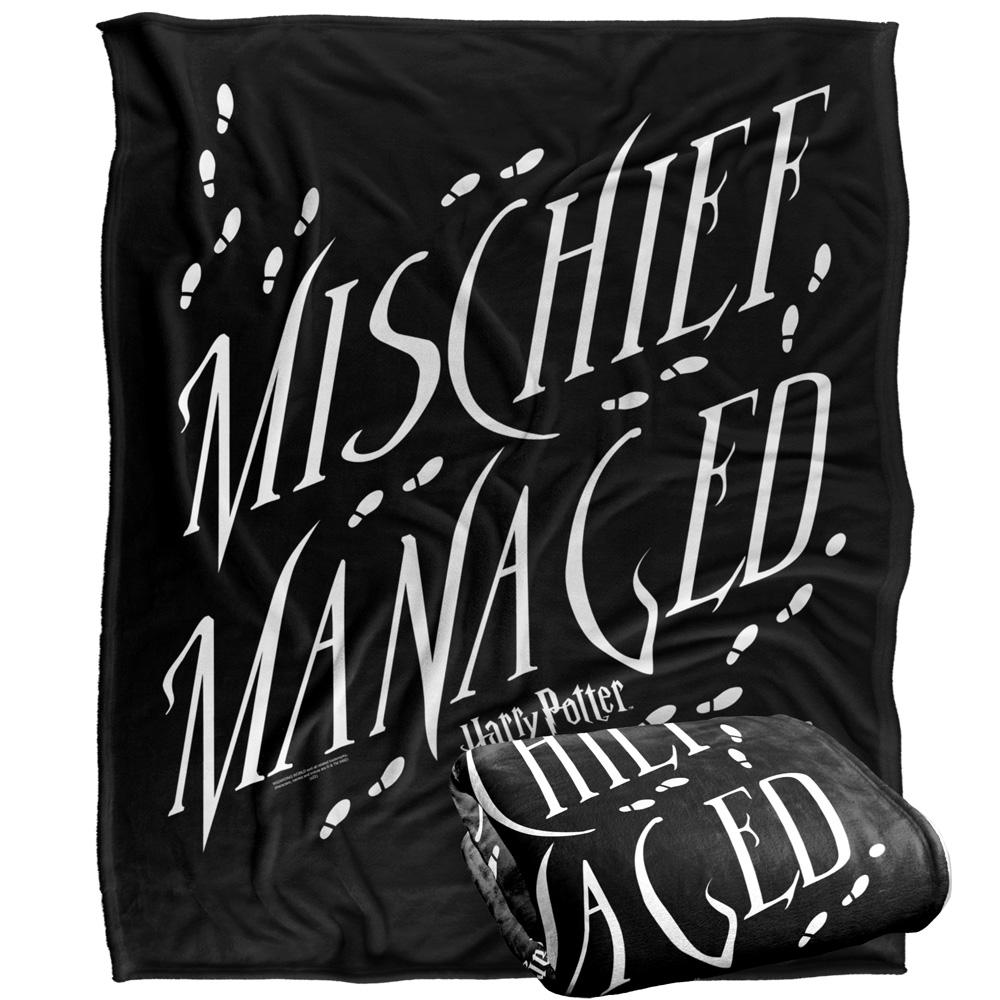 Harry Potter Mischief Managed Text Blanket