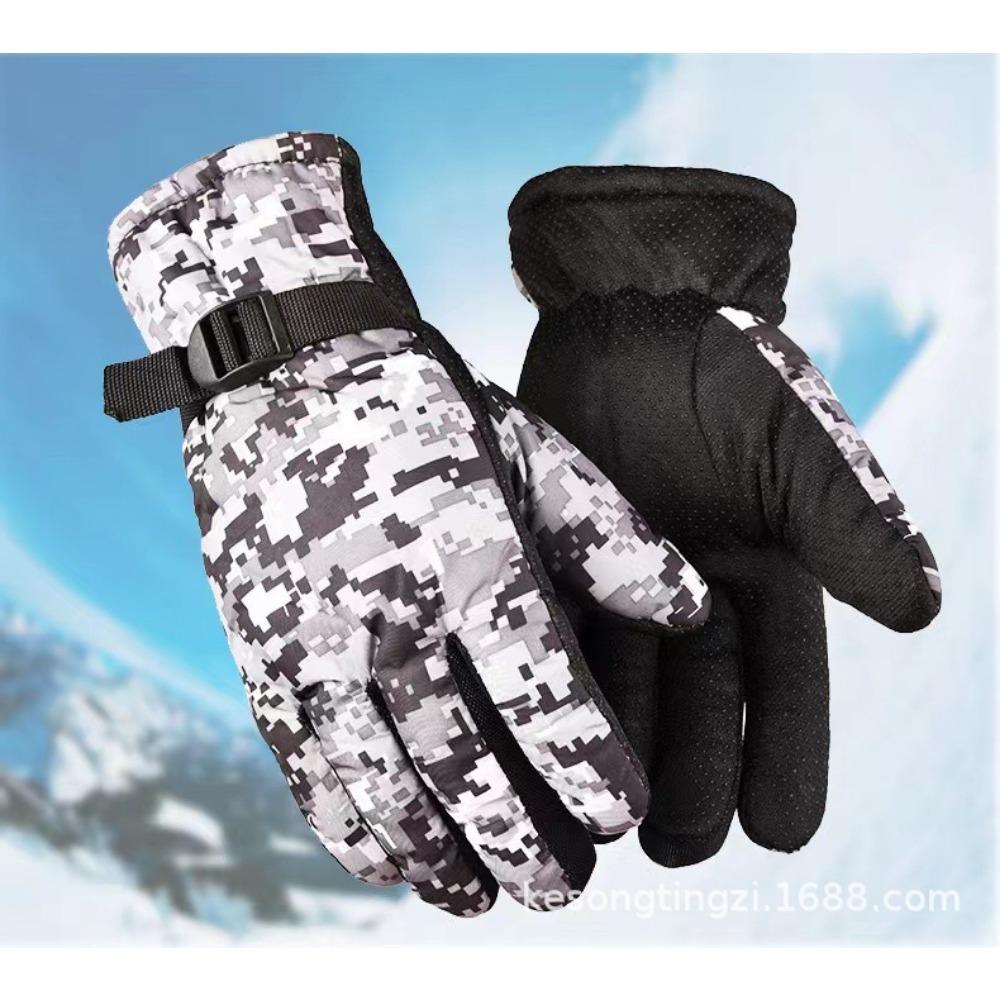 Winter Cycling Warm Camouflage Gloves