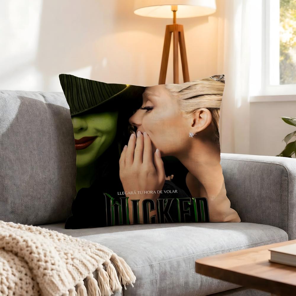 Movie Wicked Part One Cushion Cover Pcs Decorative Covers Soft Cushion Case for Sofa Couch Decor x x Pillowcases