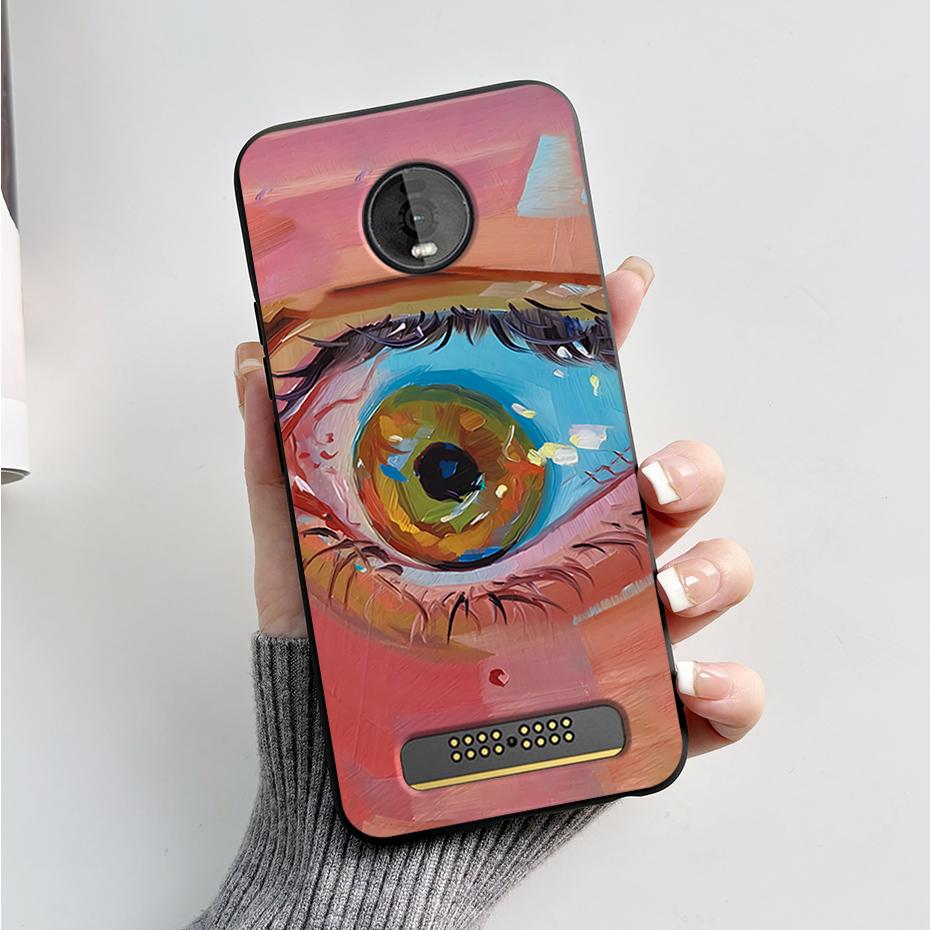 For Motorola Moto Z4 Z3 Play Case Cute Cartoon Soft Silicone TPU Cover Phone Case For Moto Z3 Z4 Play MotoZ4 Z4Play Z3Play Funda