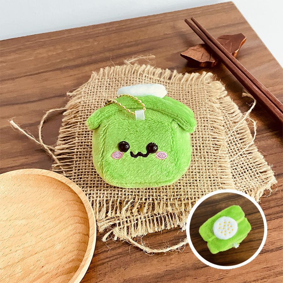Creative Food Plush Pendant: Cake, Baguette, Croissant Doll - Fun Graduation Gift