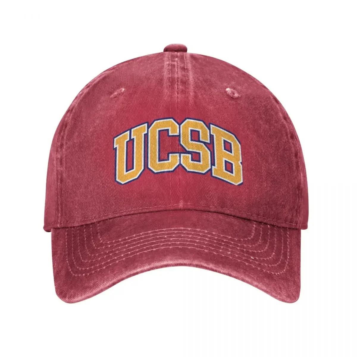 ucsb - college font Baseball Cap Hat men Sunscreen Man Women s