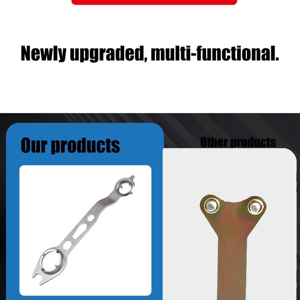 Angle Grinder Spanner Wrench 4 Claw Double Head Wrench Professional Maintenance Accessories Disassembly Tool For Machine