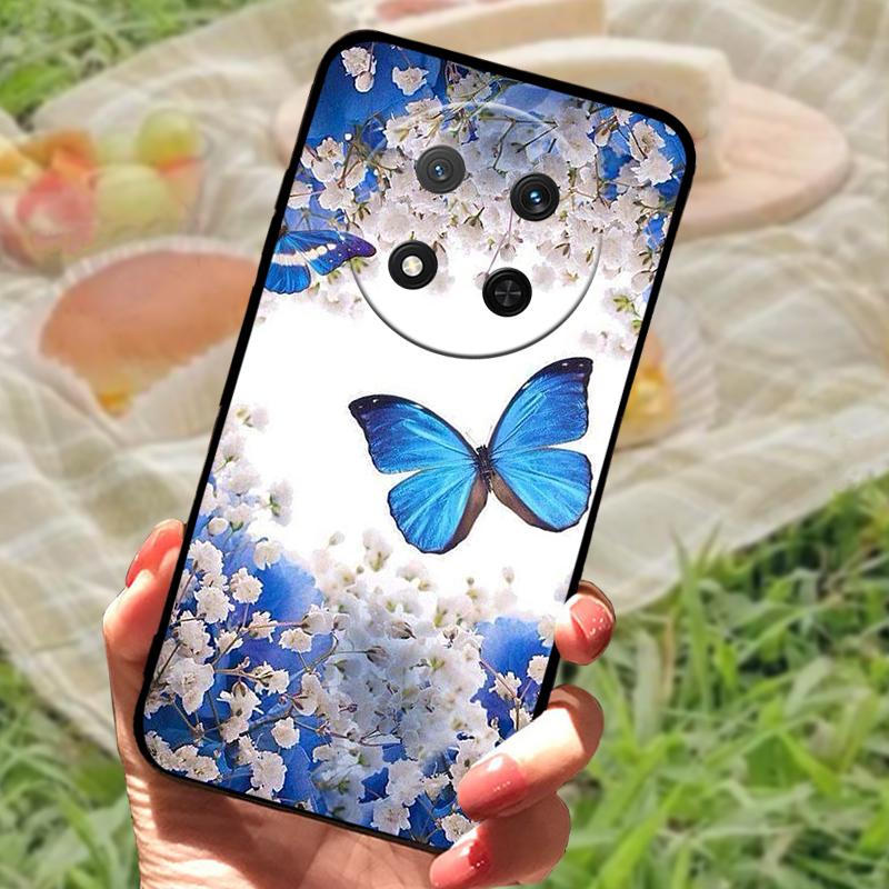 Etui Do Huawei Honor Magic7 Lite 5G Miękkie Silikonowe TPU Pokrowiec Na Telefon Dla Honor Magic7 Pro Fundas Magic 7 Odporna Na Wstrząsy Osłona Zderzaka