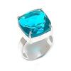 Swiss Blue Topaz Gemstone 925 Sterling Silver Jewelry Ring Size 7