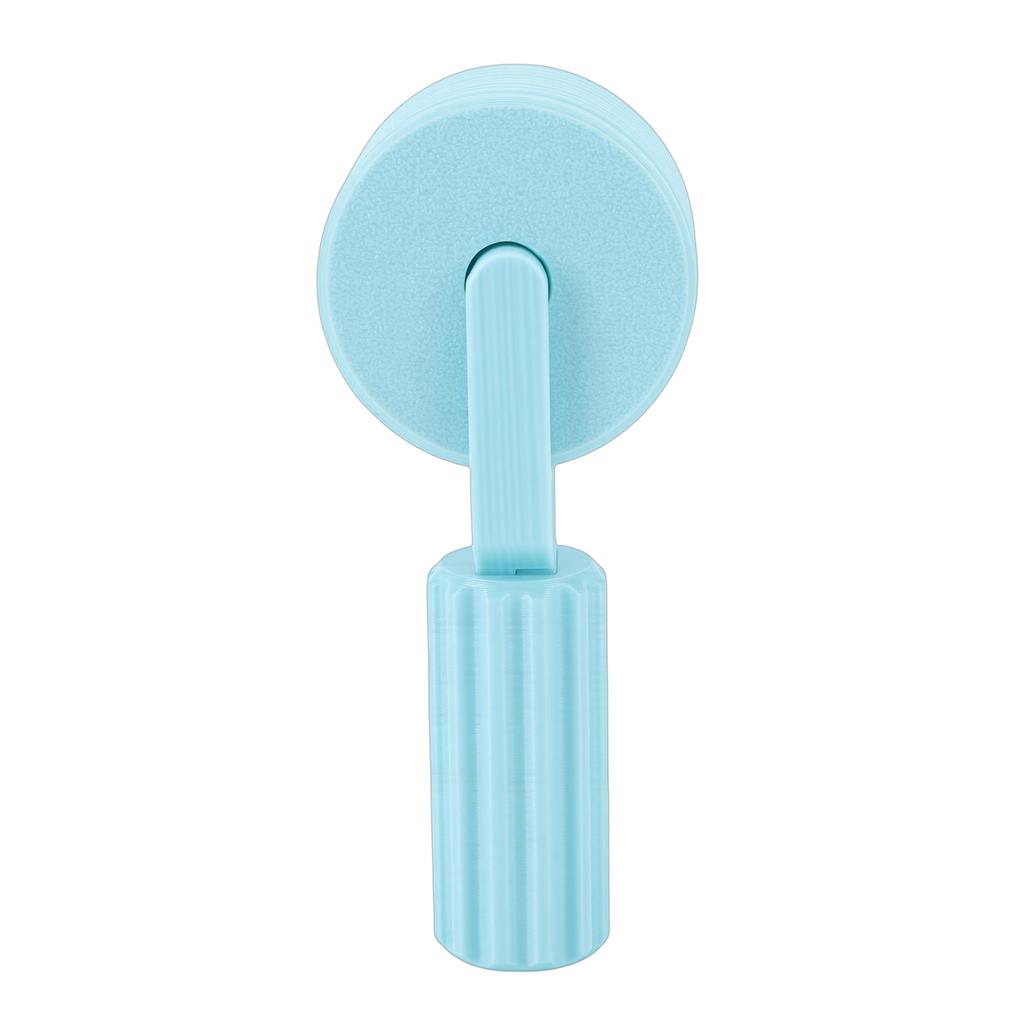 Rhinestone Painting Roller 3D Printed Art Pressing Roller Tool for Crafting Projects Striped Grip Cyan