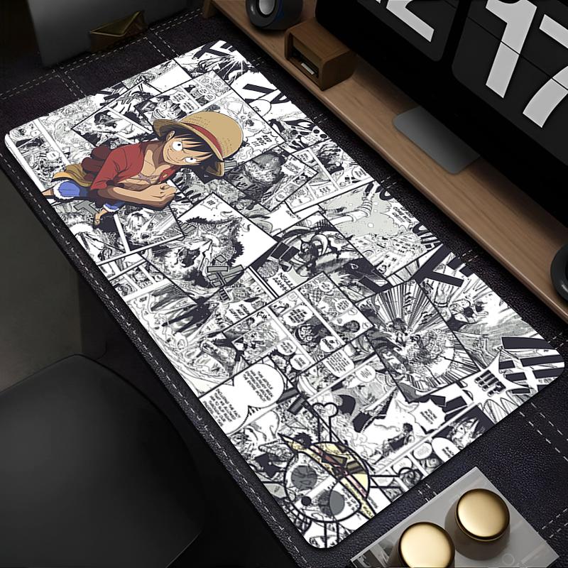 Mouse Pad  One Piece Luffy Gamers Computer Extended Mousepad Laptop Desk Mouse Mat Gaming Keyboard Rubber Durable Carpet