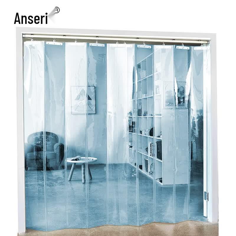 Ansell Transparent PVC Sliding Door Curtain