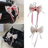 Fashion Bowknot Keychain Multifuntional Charm Stylish Key Holder Elegant Bag Pendant Suitable for Keys Bags and Phones