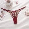 Comfortable Briefs Thong Embroidery Solid Color Women Panties Underpant Lingerie Sexy Underwear