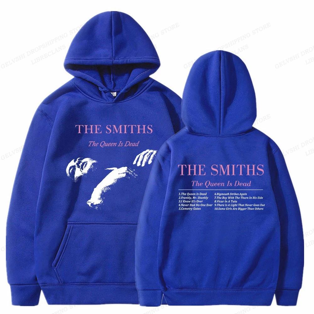 The Smiths Женская мода Толстовки с капюшоном Y2k Толстовки Толстовки Rock Band Толстовки Пальто Спортивная одежда Спортивные костюмы Толстовки с длинными рукавами L синий 1830₽