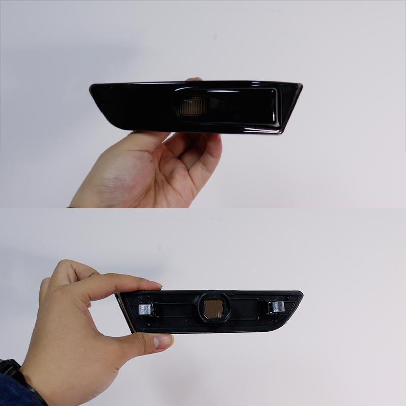 2pcs Car Front Fender Side Marker Light Housing Shells For 2003-2007 Infiniti G35 2 doors coupe,No Bulb/Socket
