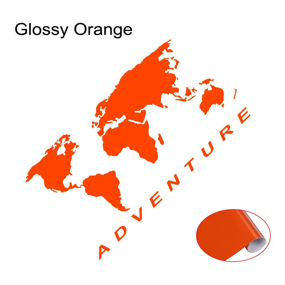 Car Side Body Sticker Graphics World Map Adventure Edition Decor Decal For Van SUV Camper RV Motorhome Car Auto DIY Vinyl Cover