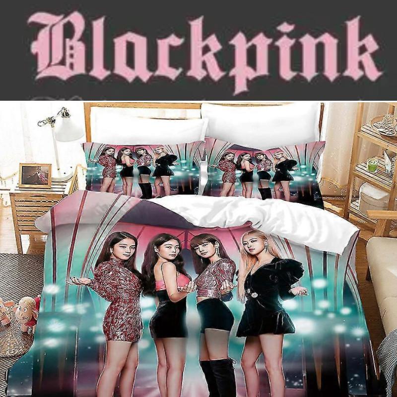 Group Blackpink Girl Members 3d Printed Bedding Set Duvet Cover Pillowcase