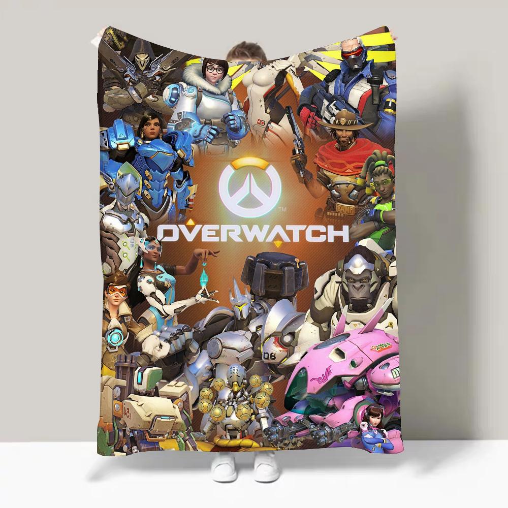 Game O-Overwatch FPS First Person Sports Blanket Design Lightweight For Dorms, Naps, Living Room, Office,Sofa,All-Season