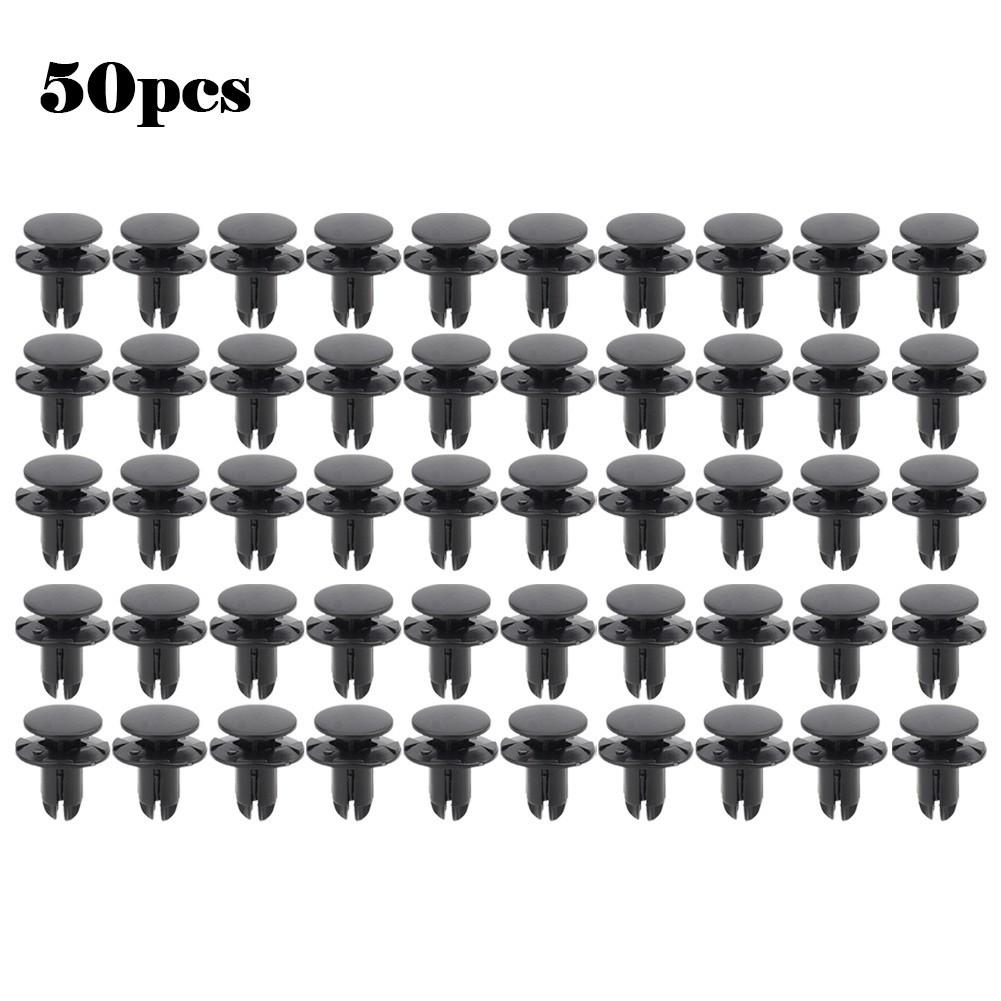 10 X Bumper Retainer Push Clips Fasteners Trim For Hyundai 8659028000 Black